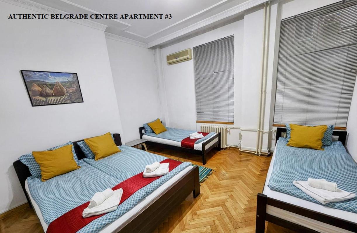 Authentic Belgrade Centre Apartments For Large Groups, Republic Square - Up To 47 People In 5 Apartments المظهر الخارجي الصورة