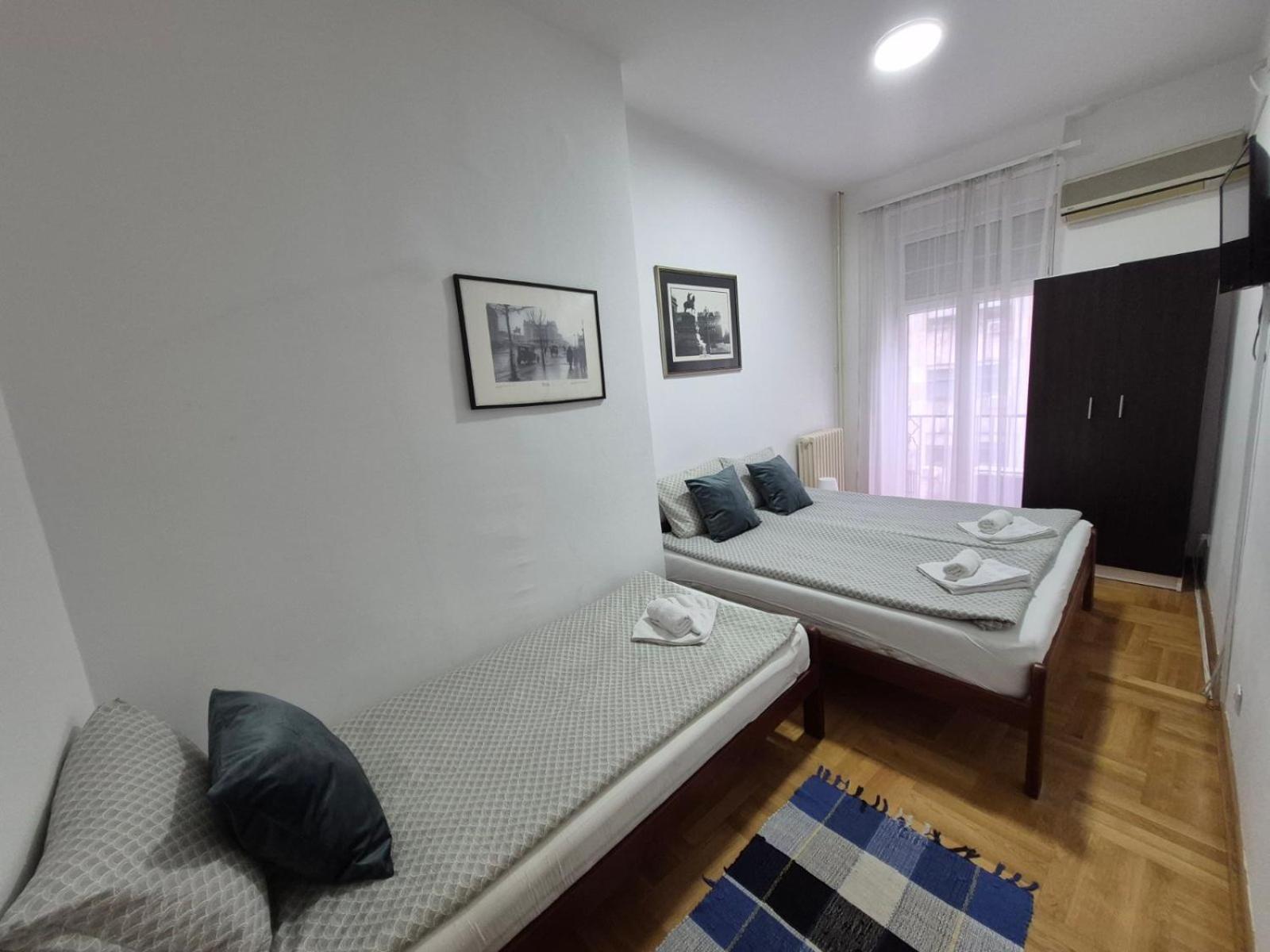 Authentic Belgrade Centre Apartments For Large Groups, Republic Square - Up To 47 People In 5 Apartments الغرفة الصورة